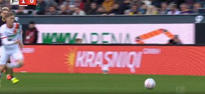 半場(chǎng)：奧格斯堡2-0勒沃庫(kù)森，吉安努利斯傳射，安東-卡德破門